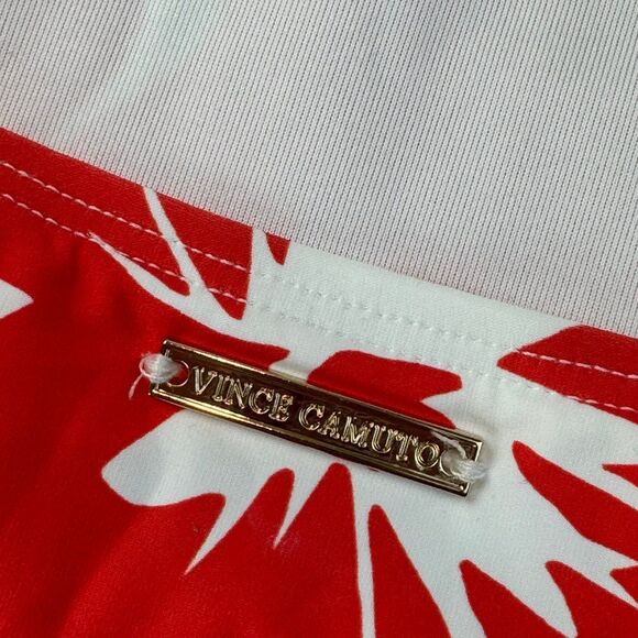 Vince CAMUTO Long Sleeve Open Back One-Piece floral Print rash guard new 8 - Picture 5 of 7